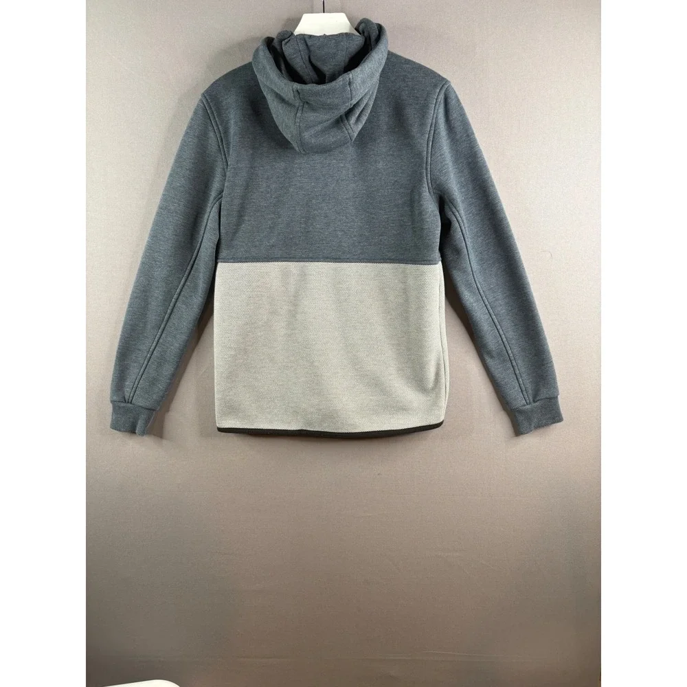 Rip Curl Anti-Series Hooded Jacket Mens Small Gray Colorblock Full Zip